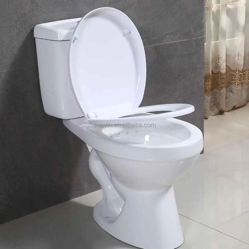 Chinese sanitary ware two pieces toilet s-trap ceramic  Siphonic two piece toilet