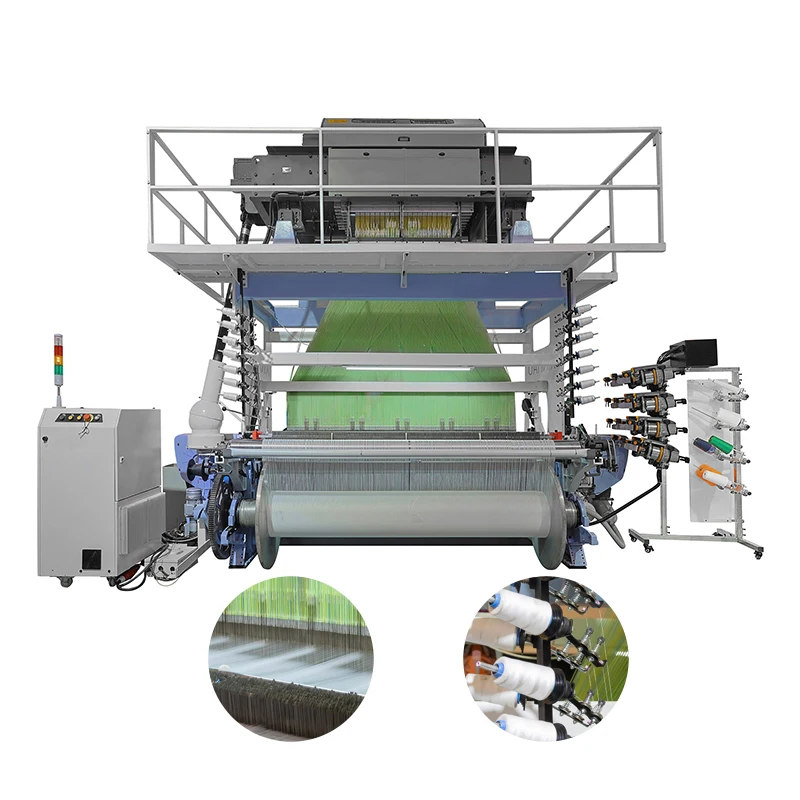 Goodfore Woven Label Knitting Machine for Clothes Garment Logo Jacquard Roll Woven Label Knitting Machine