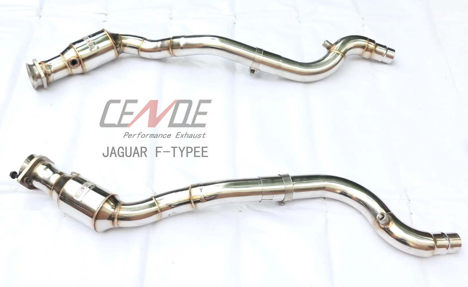 CENDE Performance Header+Catback Exhaust for JAGUAR F-TYPE 2.0T 3.0T