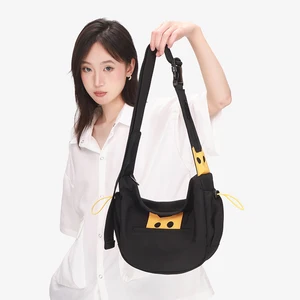 NOXXON Personalized Solid Color Shoulder Bag Nylon Durable Large Capacity Hobo Tote Shoulder Bag for Daily Life