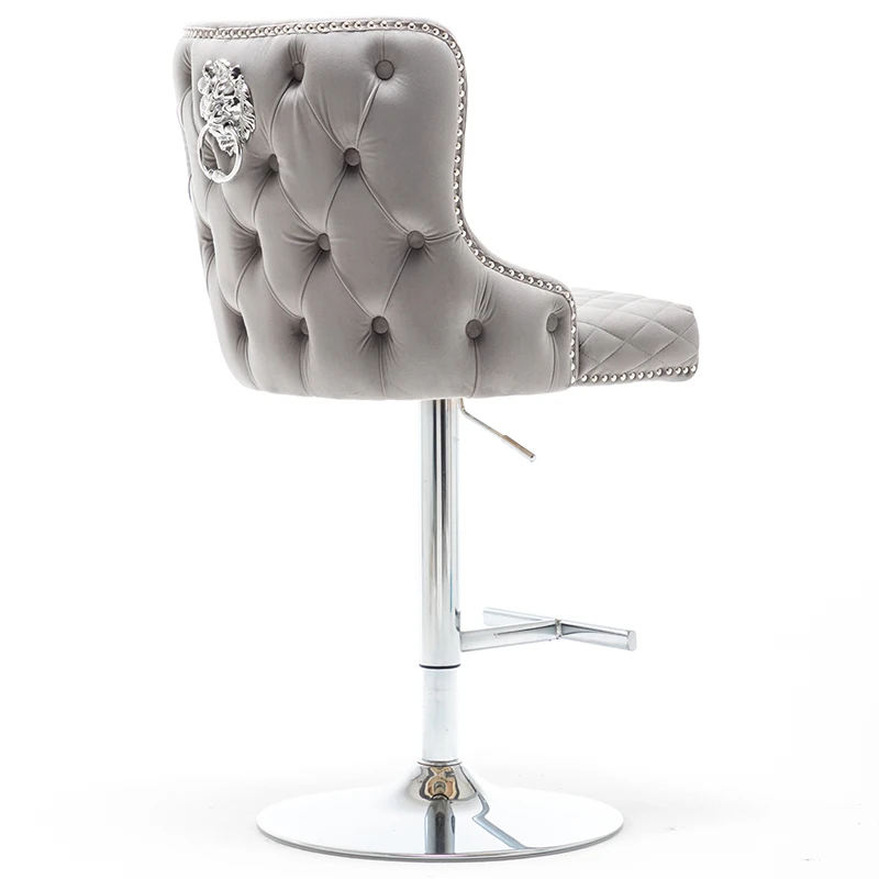 knocker bar stools grey