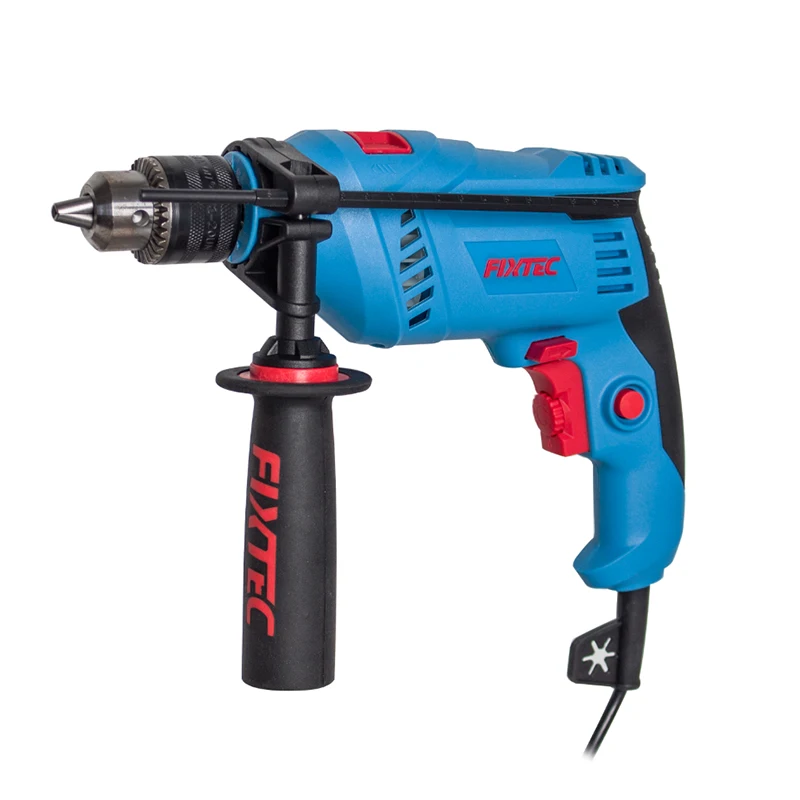FIXTEC China Professional Power Tools Combo Set 110V Portable Electric 13mm Impact Drill Machine Kit With 210Pcs Accessories