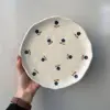 Mano amasando 8 pulgadas placa-Mate pequeña orquídea B