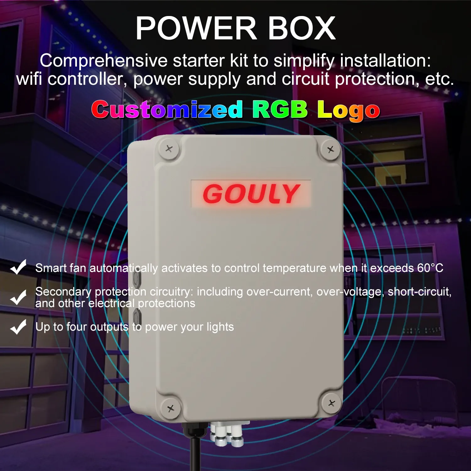 RGBW Multi Color Led Pixel Light Wifi Controller Christmas Permanent Outdoor Lights 12v 24v Pixel Led Light