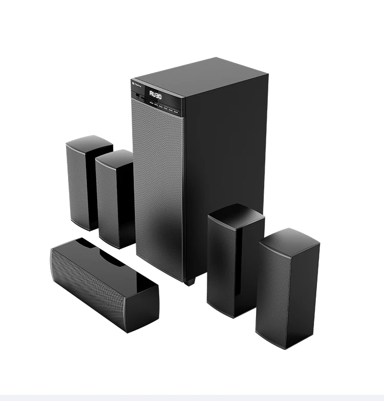 5.1 Wireless Home Theater System With Aux/ Usb/sd/ Fm /remote Surround