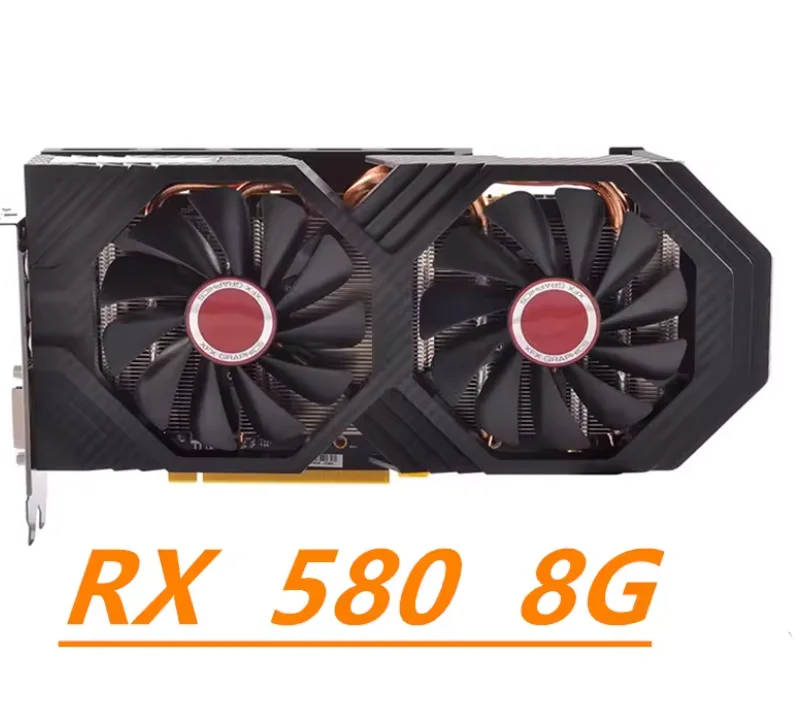 Used RX 580 8GB   Video Card Desktop PC Game Mining 2304SP Computer RTX GTX Super 560 57 aperçu 4