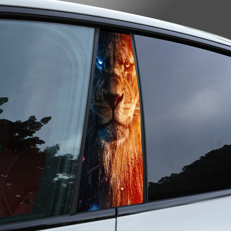 Universal Joker Vinyl Decals for Car B-Pillar Waterproof Auto Center Car Window Pillar Vinyl Decals for Car Pillar Sticker