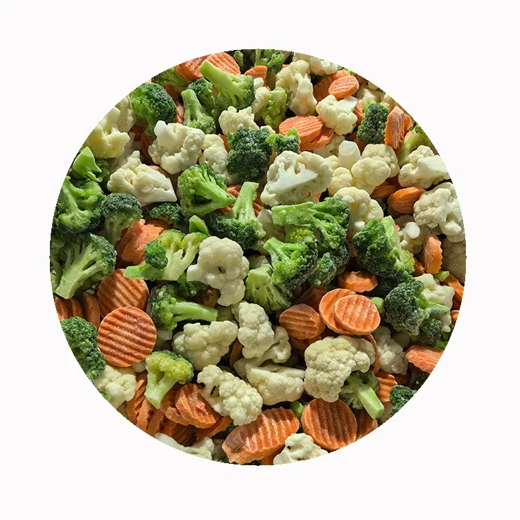 Wholesale Export IQF Frozen Chinese Mixed Blend Vegetables Diced Medley  Onion Celery Carrot Pea Pepper Oriental Healthy in a Bag