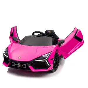 New Arrival Licensed 12V Scissor Door Kids Ride on Car Pink With 2.4G Remote Control