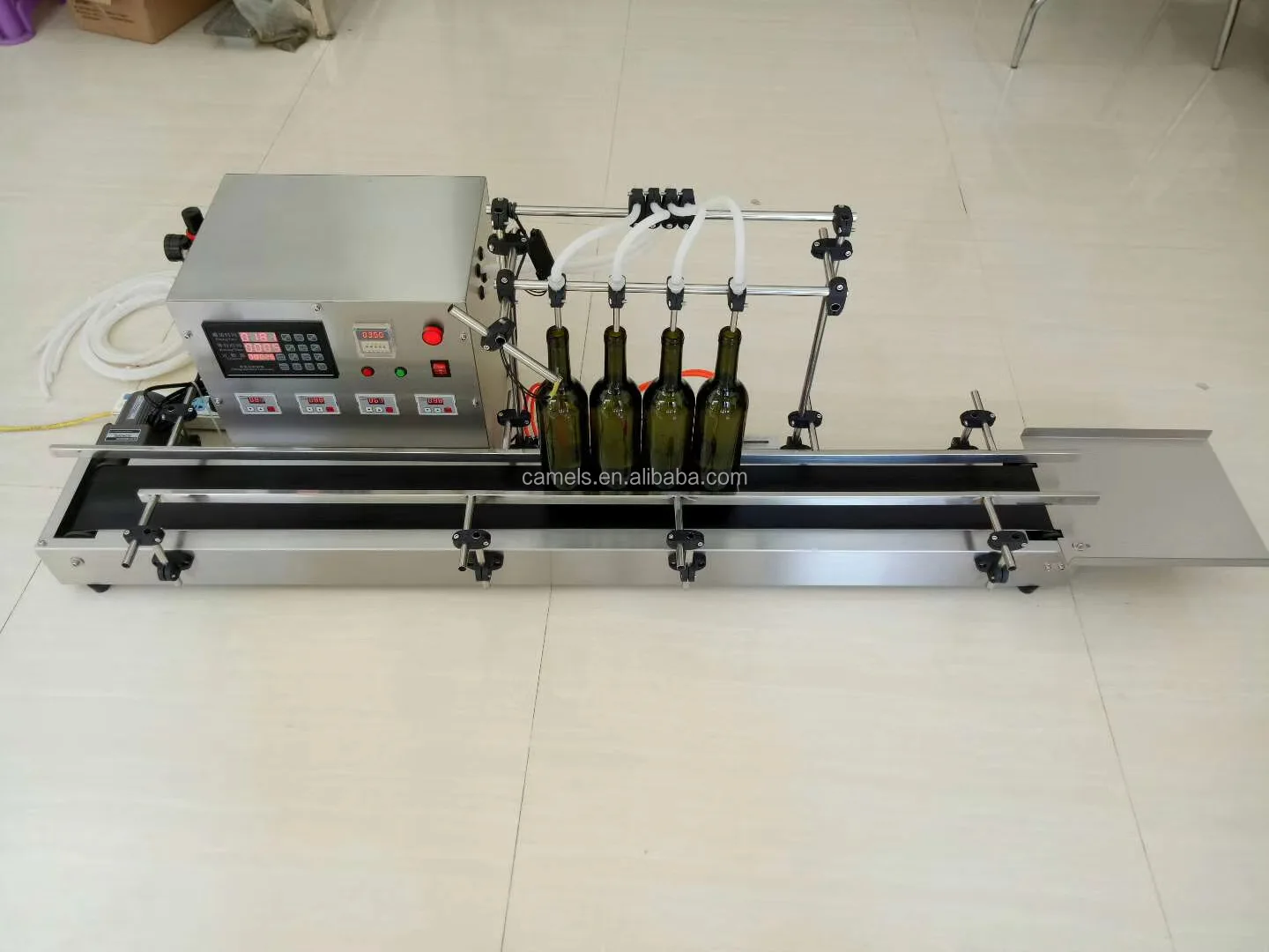 Desktop 500 Ml Water Bottle Filling Machines Juice Mini Bottle Filling ...