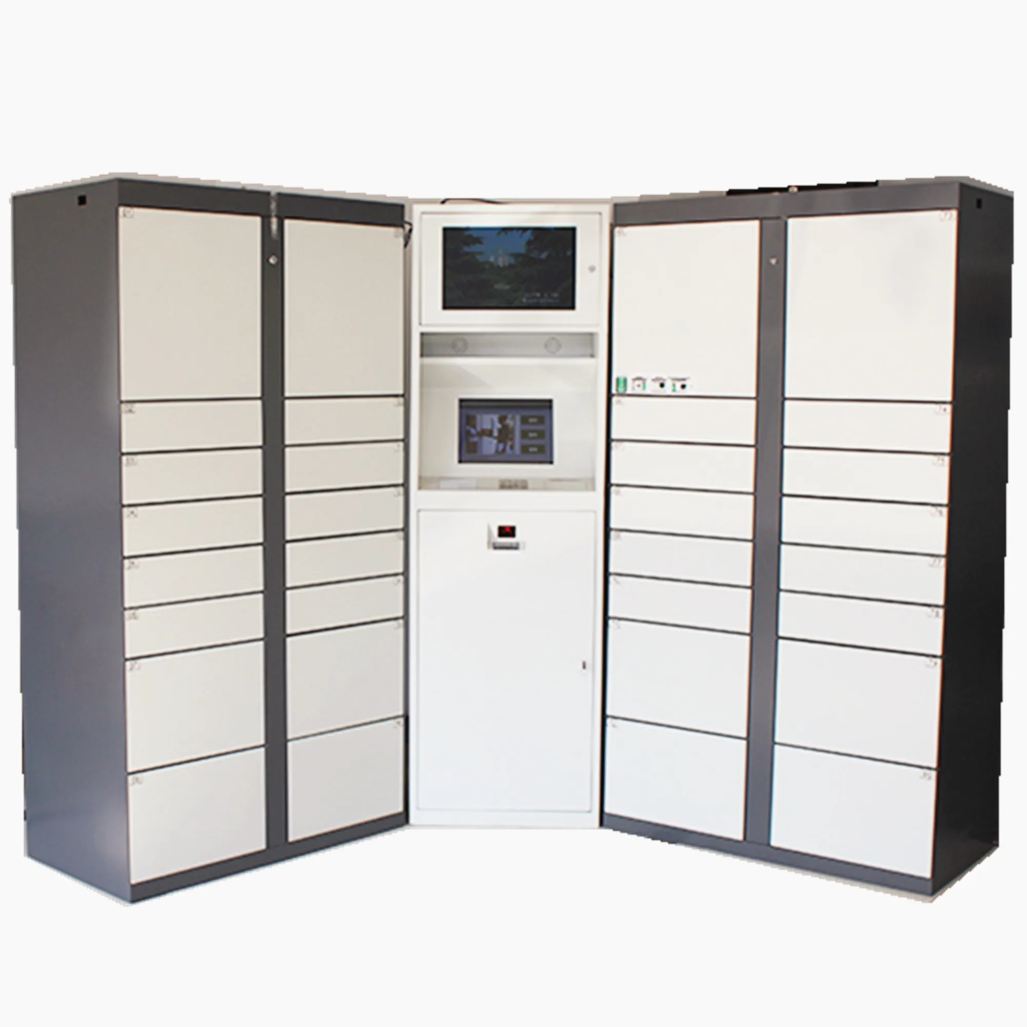 Apartments Building Parcel Locker Electronic Smart Cabinet Outdoor Parcel Delivery Locker Door Horizontal Mailbox