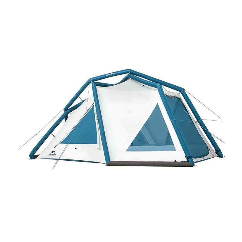 Naturehike camping ao aire libre Ling Feng air 7.3 tenda de tenda infable de dobre capa para 2 persoas