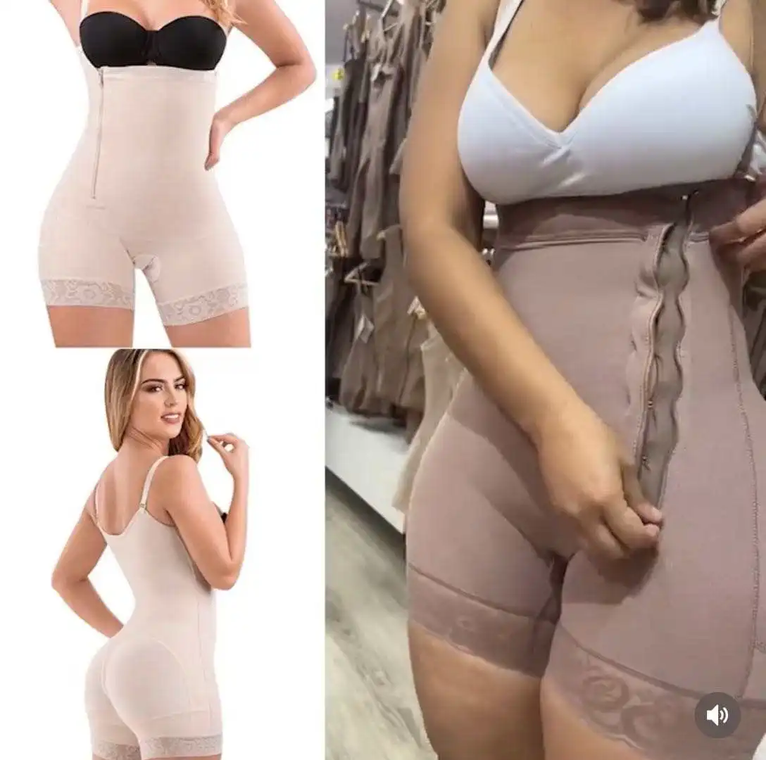 2023 Side Zipper Body Shapers Shapewear For Women Fajas Bodysuit