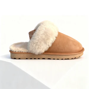 2026 Top Quality Hot Selling Fashionable Plush Slippers for Women, Winter Warm Shoes, Designer Custom  Version Plush Shoes
