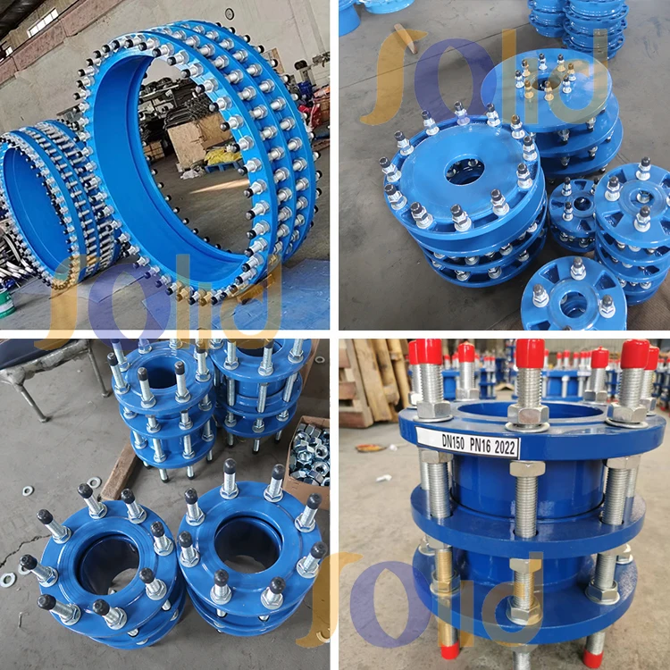 PN10, PN16 Flange metal bellow expansion ductile iron carbon steel Dismantling joints
