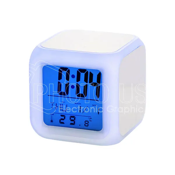 Sublimation LED Digital Alarm Clock Personalized Clock