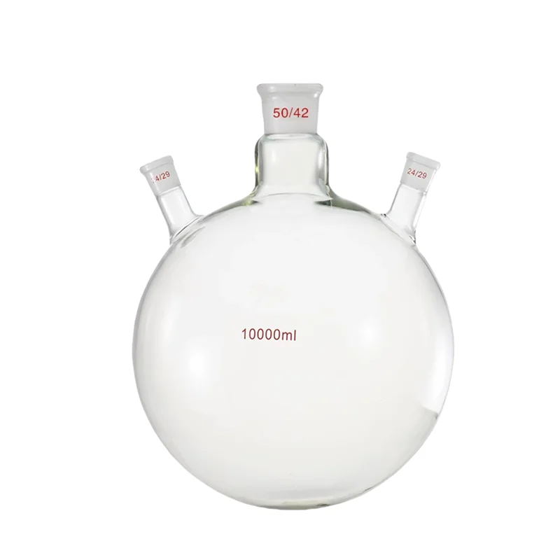Boiling Flask Laboratory Standard Ground Joint Glasswares Triple-Neck Round Bottom Flask