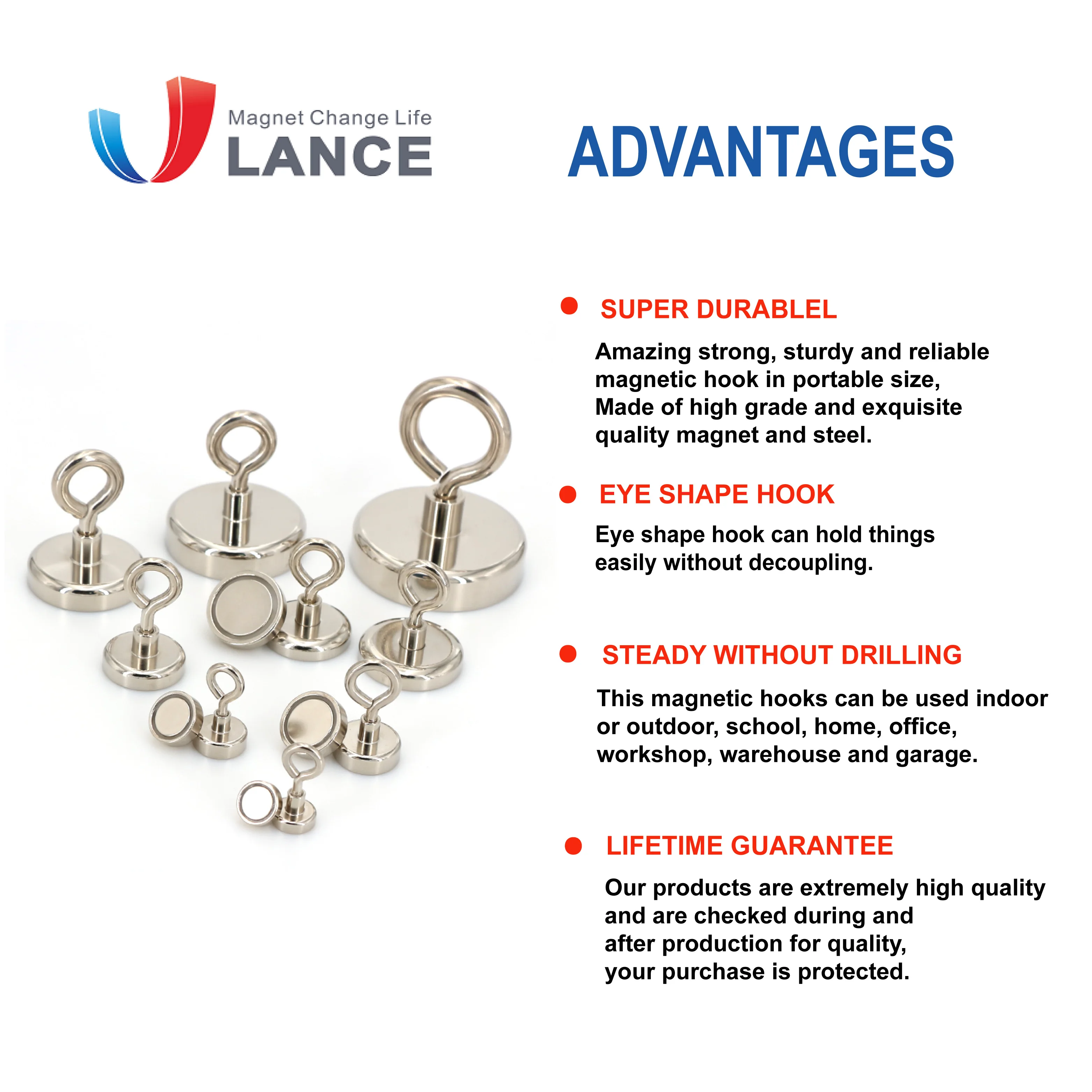 Ndfeb Pot Super Strong Hooks Holder Metal Cup