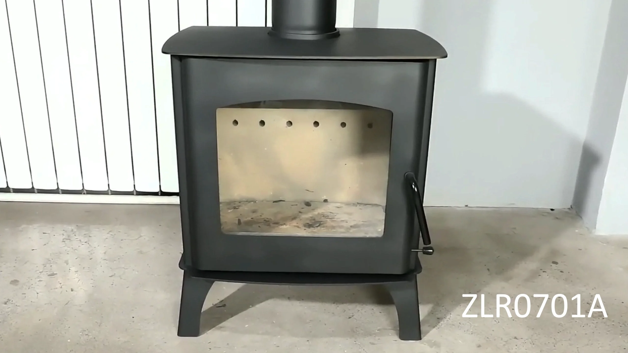 R1002a Freestanding Environmental Friendly Woodfired Stove Fireplace