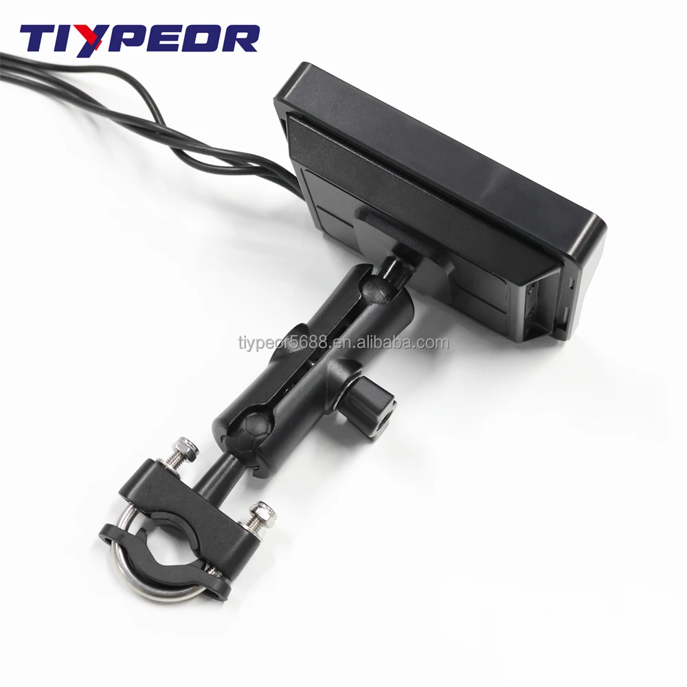 product tiypeor 5inch motorcycle gps navigation wireless carplay android auto waterproof dvr drive recorder moto monitor wifi-6