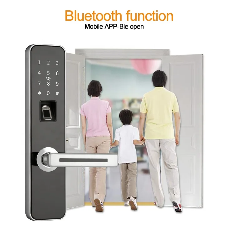 Panwei New Launch Designed Fingerprint Lock Digital Smart Keypad Lock Support TT APP Open WiFi Networked Connect