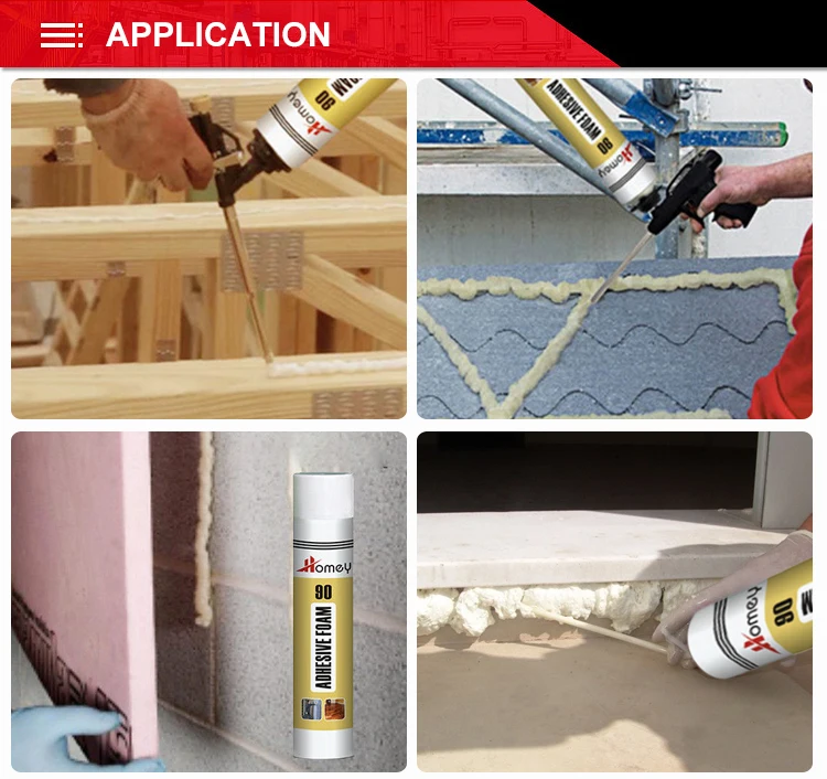 Homey Factory Oem Environmentally Friendly Pu Foam Adhesive