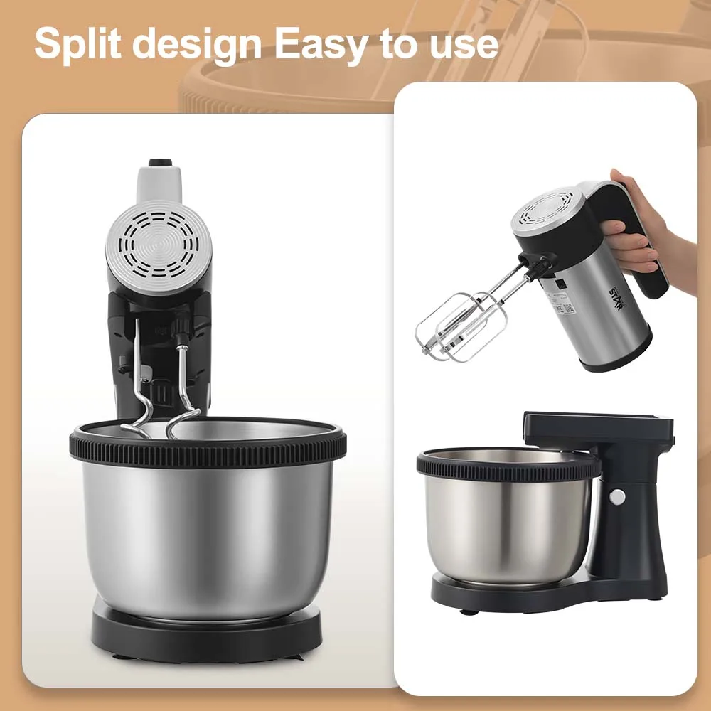 WINNING STAR 450W Electric Hand Mixer ST-5532 with 5 Speed and