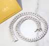 cadena de moissanita de 13 mm