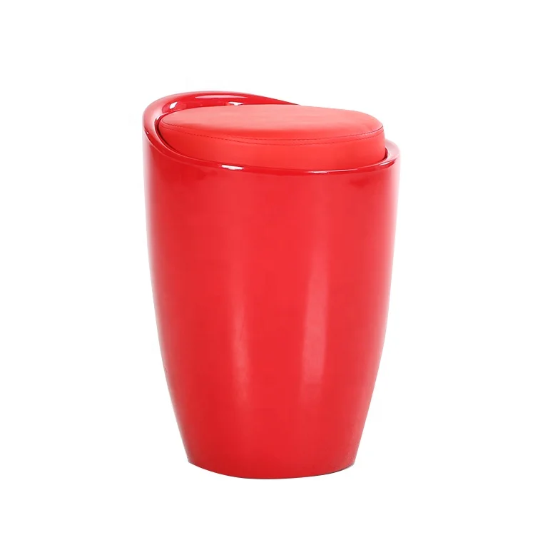 Colorful ABS Plastic Storage Baskets Multi-Use Laundry Bin Stools for Bathroom Hotel School Apartment Villa