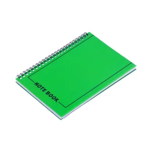 A5 Customized Size, Paper Hard Shell Cover Coil Books with Brand Logos, and Coil Books with Sticky Note Sets Inside.