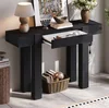 Black + Solid Wood+MDF