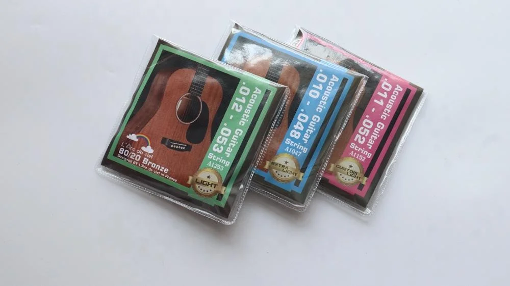 Good Quality Acoustic String  Guitar Strings of Larc De Ciel   010 011 012 Gauge  Packaged Guitar Strings