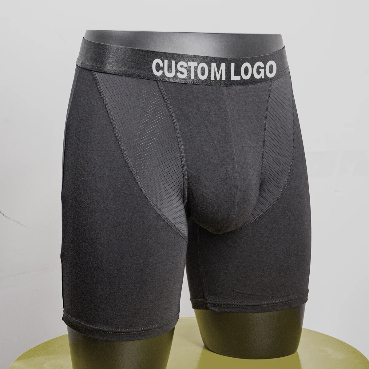 Custom Logo And Wholesale Mesh Modal Sport Underwear Quick Dry Lengthen