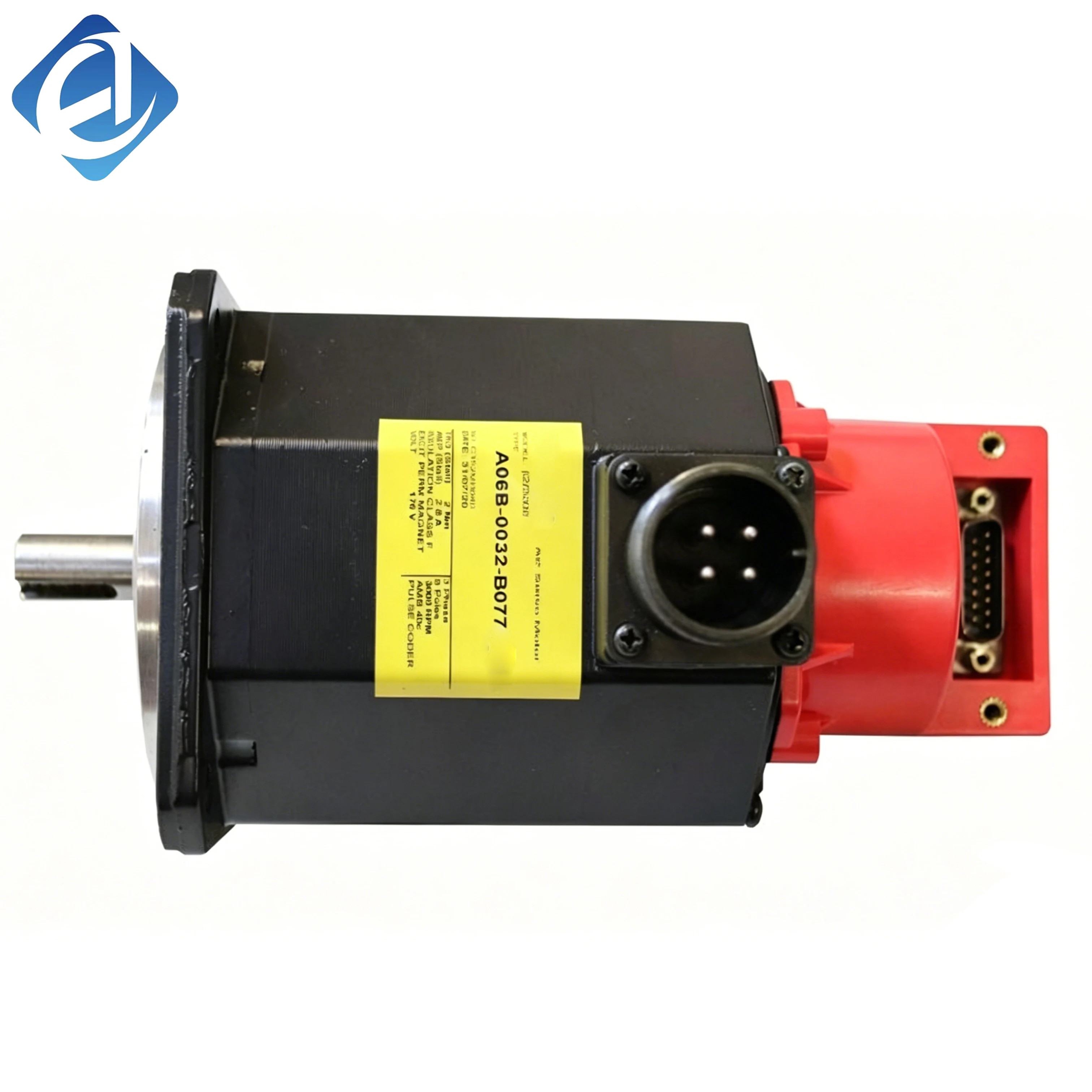 Új, eredeti A06B-0032-B077 Fanuc váltakozóáramú szervomotor stabil nyomaték-kimenettel és nagy pontosságú pozícionálási teljesítménnyel. Kompatibilis a Fanuc szervoerősítő rendszerekkel, és széles körben használják CNC gépekben és automatizált berendezésekben