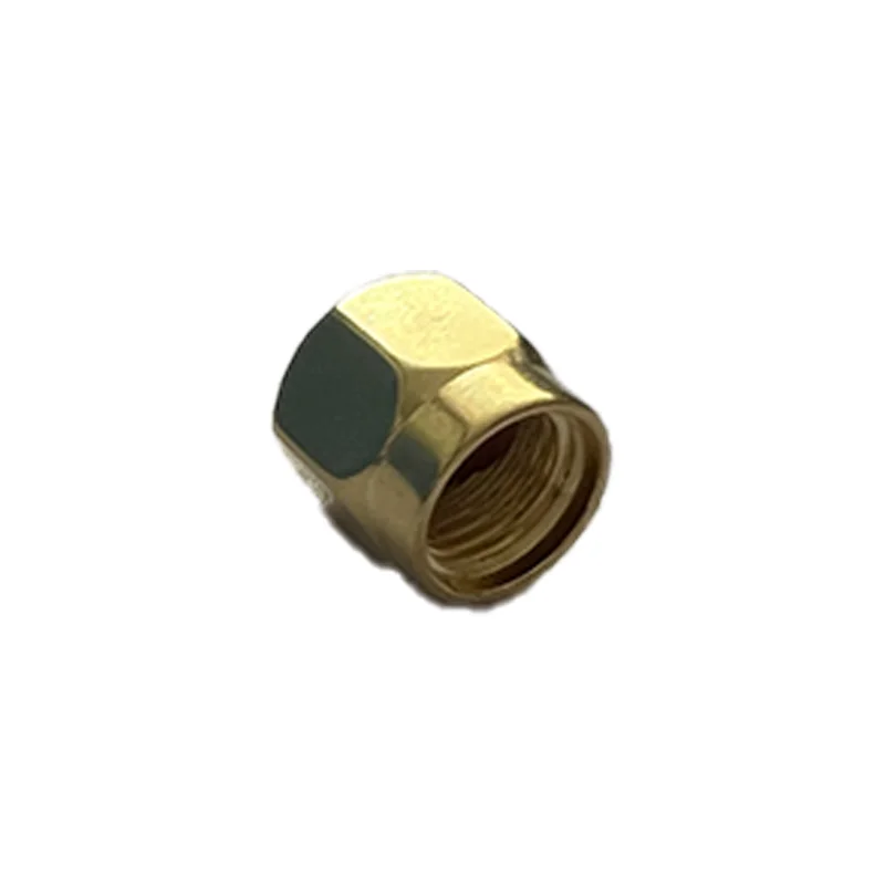 product sma dust cap copper gold plated with internal thread sma male cap-1
