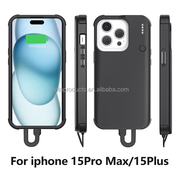 8000mah Typec Charging Dual Devices For Mobile Phone Cell Iphone Case