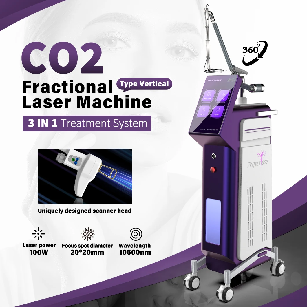 Perfectlaser 2024 Top Selling Co2 Fractional Laser Machine 100w 10600nm ...