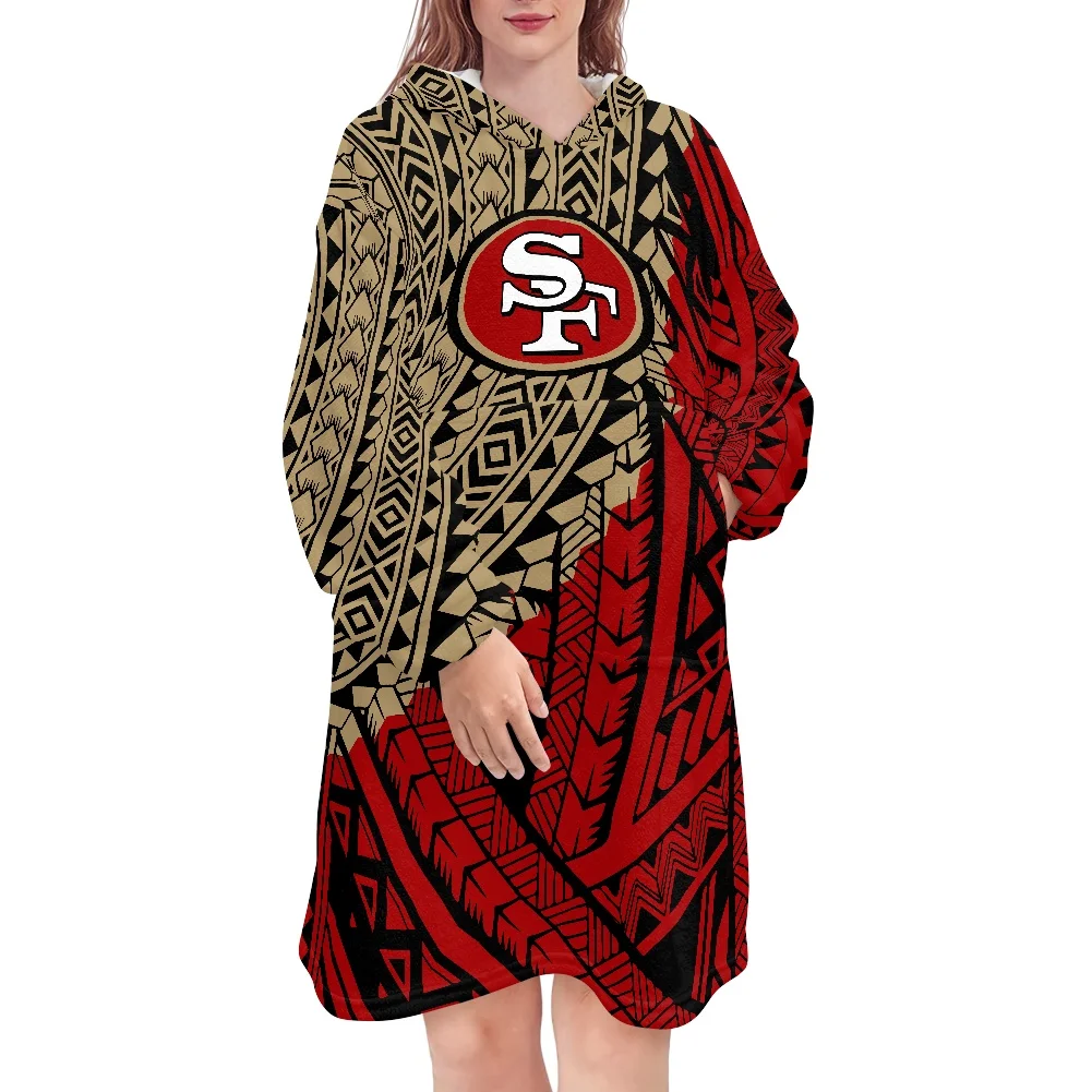 Wholesale Polynesian Samoa Tribal Design Custom NFL American Football Team  Casual Fashion Men Hoodie Pullover Sweat Shirt From m.