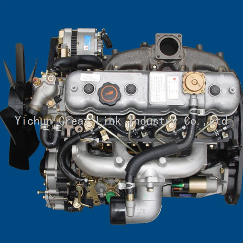 JX493G43 4JB1 Mechanical Diesel Engine 86HP With Standard Bench Test for Stationary Generator Small Tractor Drilling Rig