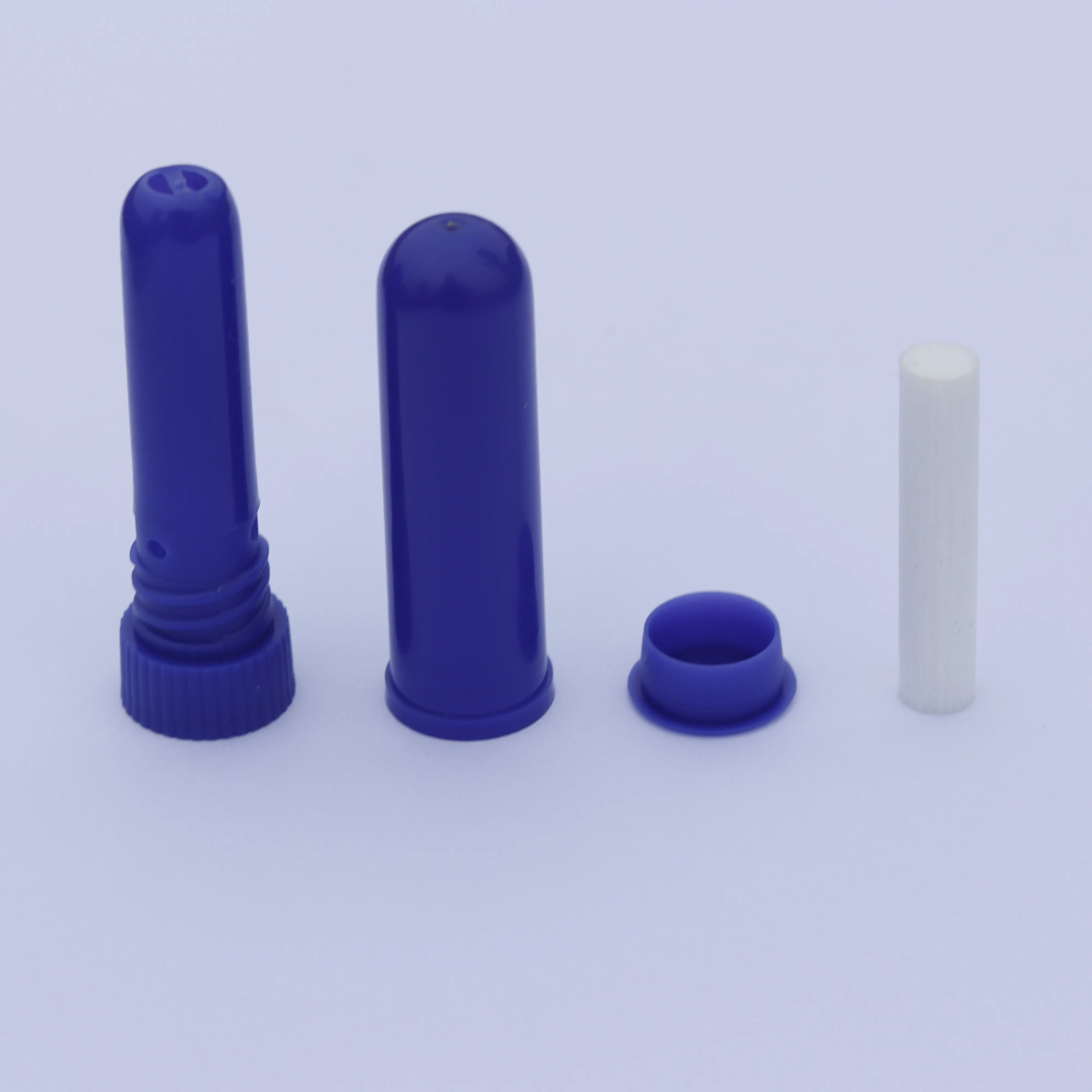 Navy Inhaler Many Colors Choice Blank Plastic Nasal Inhaler Tube with Navy Blue ...