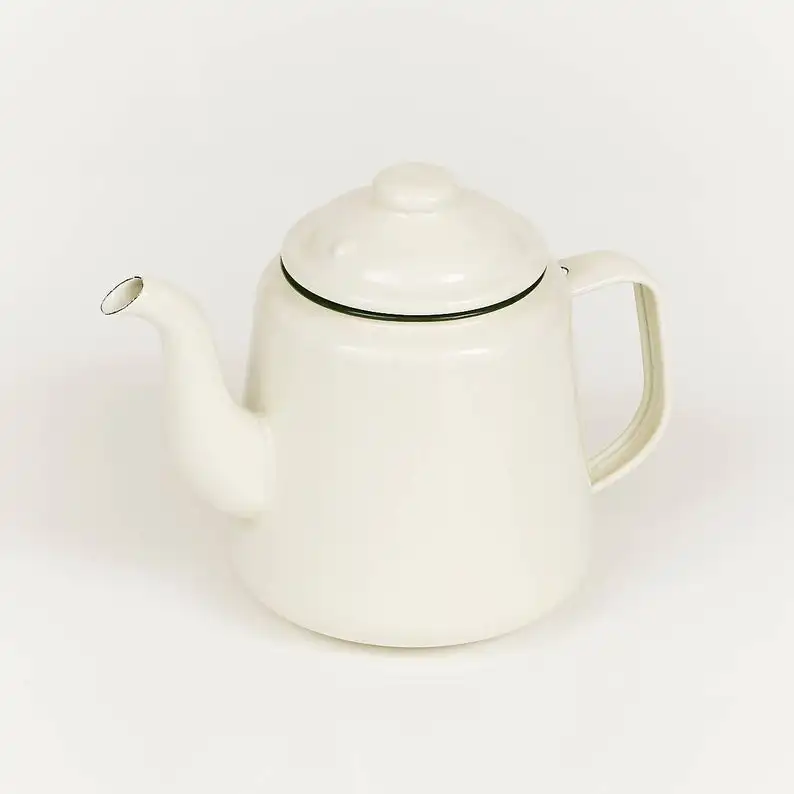 White Country Rose Ceramic Kettle - 1L – Jean Patrique Professional Cookware