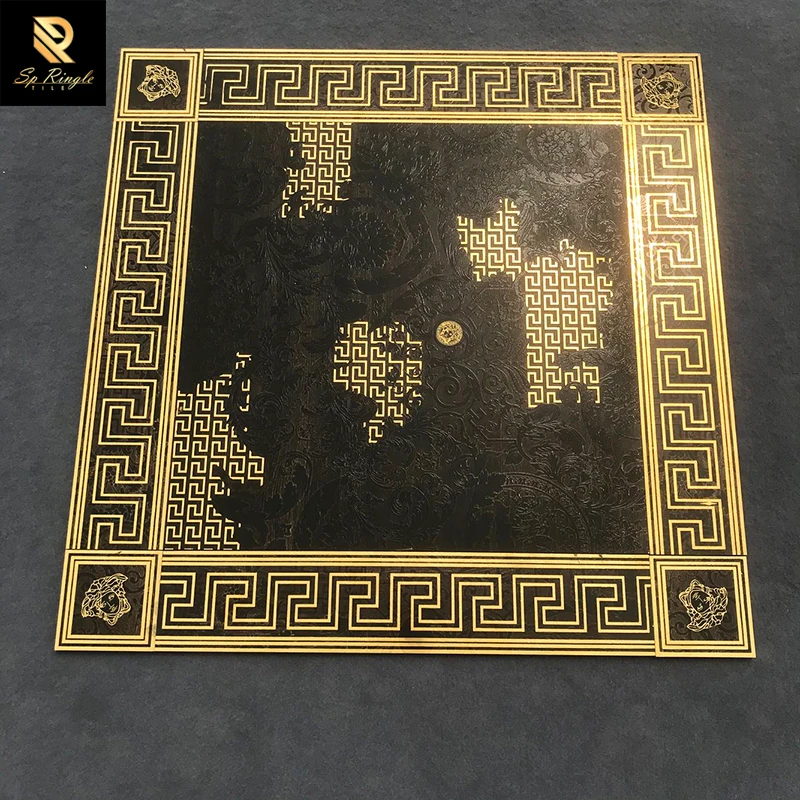 Springletile Gambia Gold 3d Floor Bathroom Luxury Living Room Wall