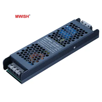 Ultra Quiet Mwish St-400-12 400W 12V 33.3A Shopping Malls Dimming Led Strip Smps Switching Power Supply