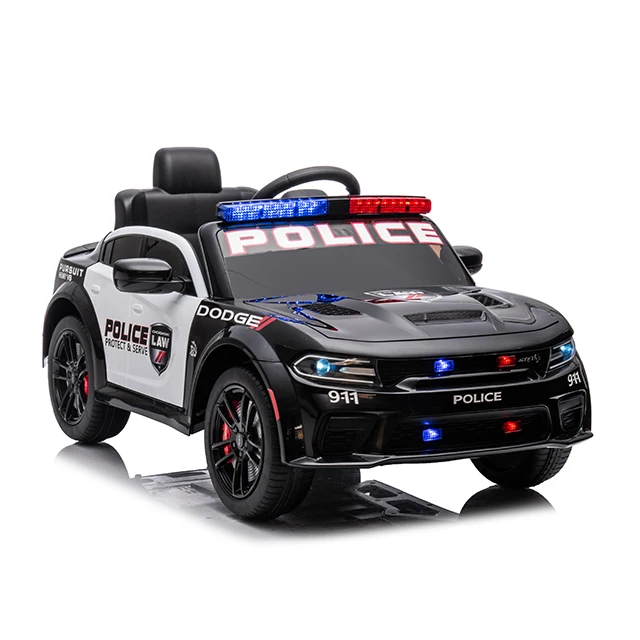 Licensed Dodge City Kids Police Car - 12v Electric Ride