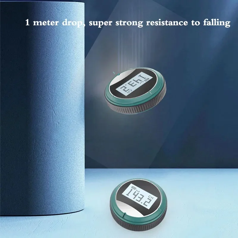 Electronic Tape Measure With LCD Display Digital Ruler Battery Powered Length Measuring Tool for Flat Curved