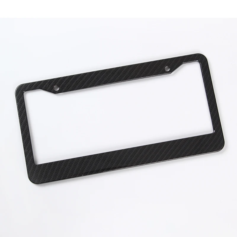Factory Price Usa License Plate Frame Carbon Fiber Car Plate Number License Plate Frame