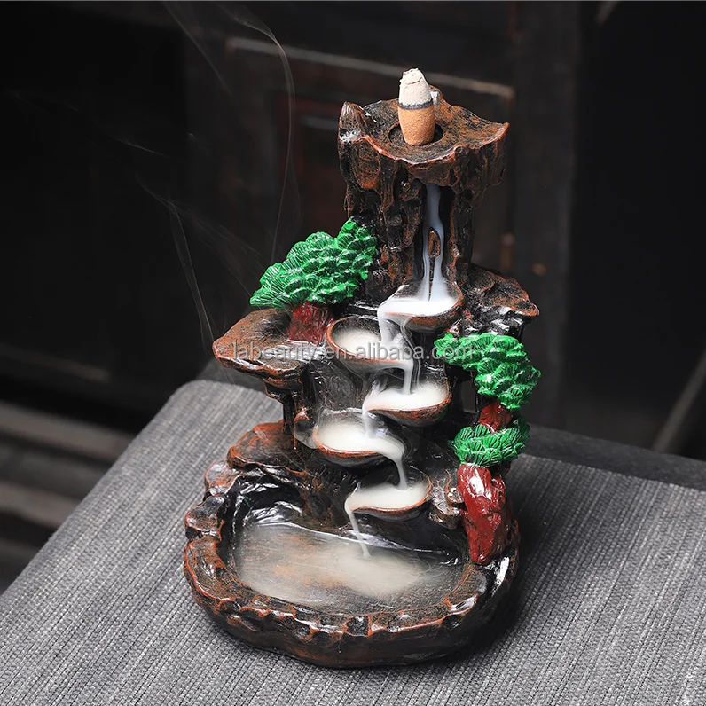 2 Side Incense Burner Stupa Incense Home Aromatheraphy Yoga Mediation ...