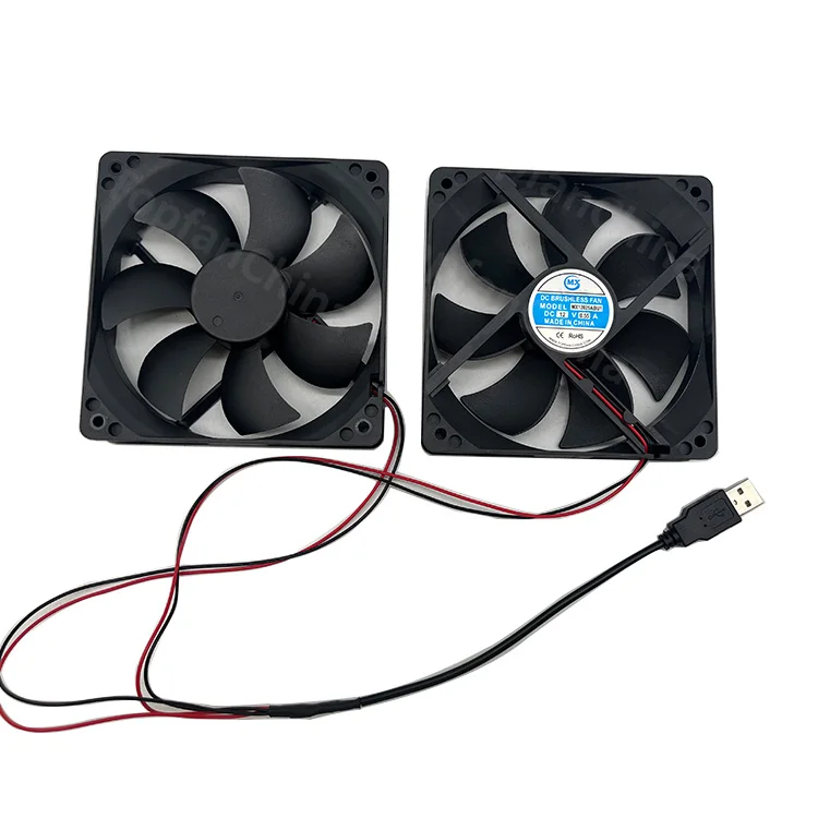 40mm 50mm 60mm 70mm 80mm 92mm 120mm DC5V Connettore USB Ventola Di Raffreddamento Silenziosa Per - Foto 9