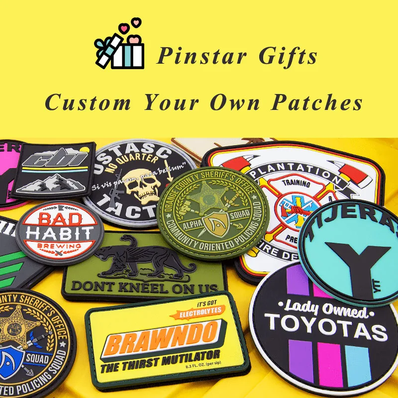 Patch 3D Medical PVC - Dimensions 7x7 Cm, Noir, Pour Vêtements Outdoor, Militaire, Camping