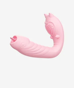 Waterproof Sucking Vibrator Tongue Licking Vibrator Women Clitoral Masturbator 2 In 1 Oral Sex Toys Sex Product Sex Shop